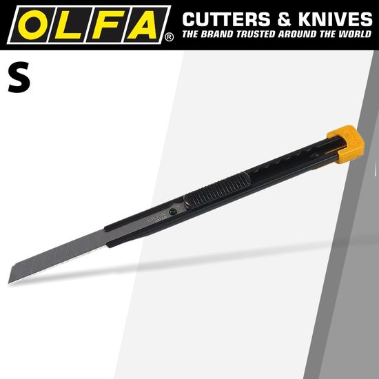 OLFA Model "s" Compact Cutter Snap Off Knife All Steel Body
